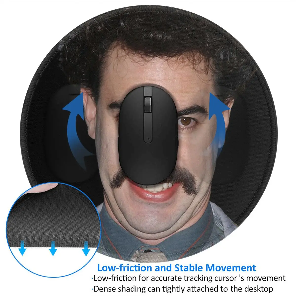 Laptop Accessories Gifts For Men - Tapis de souris rond pour hommes