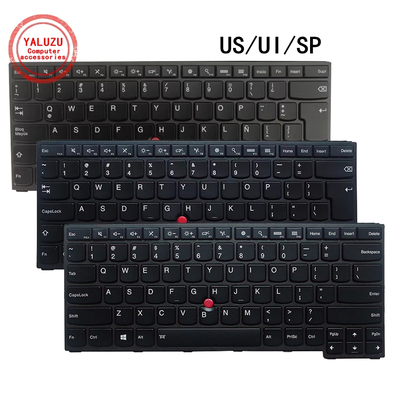Yoga Laptop Accessories - Nouveau clavier d'ordinateur portable US/UI/SP anglais/espagnol