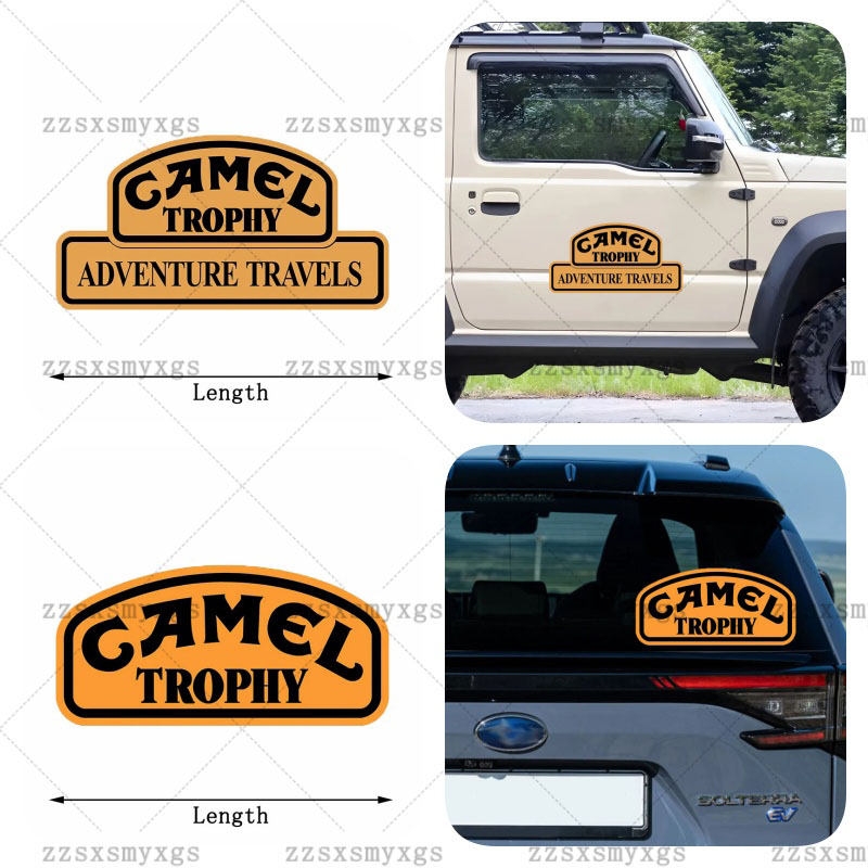 Laptop Accessories Brand - Autocollants de voiture, badge Camel Trophy,