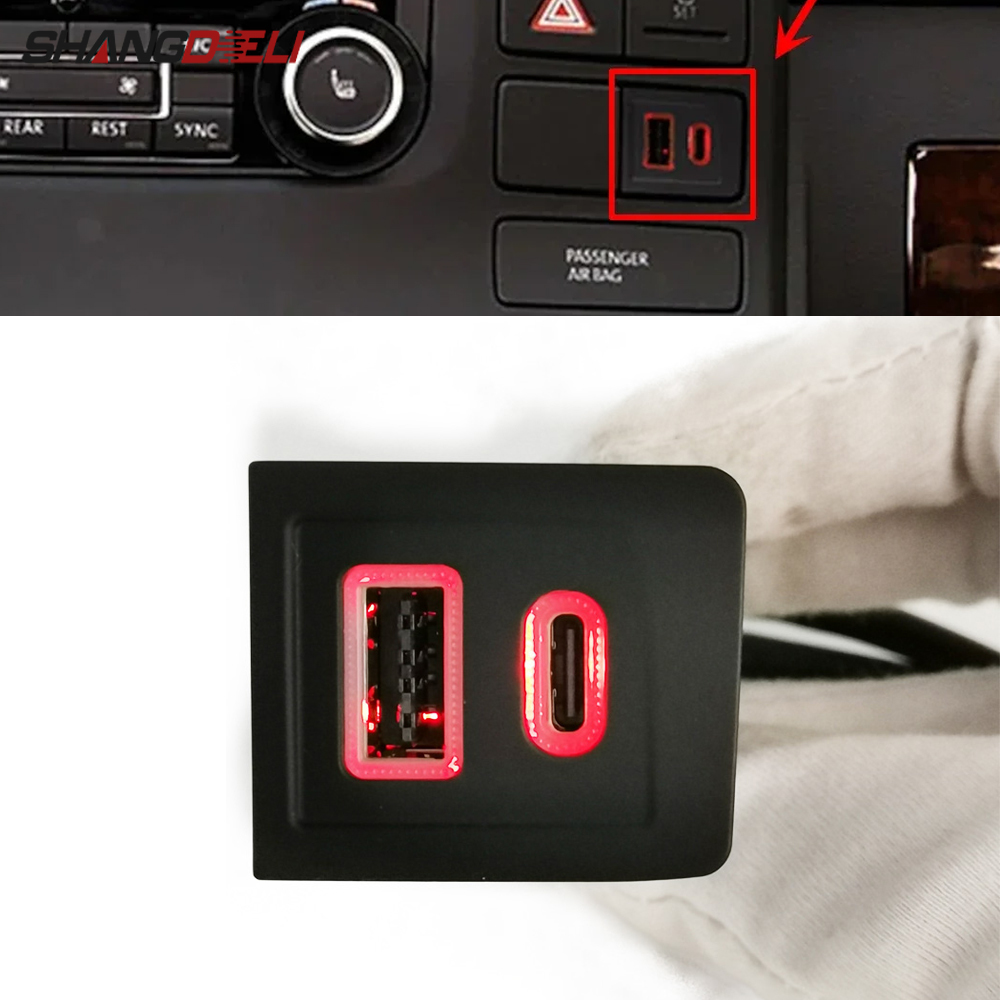 Usb C Power Adapter - Double prise de chargeur de voiture