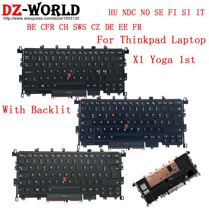 Yoga Laptop Accessories - Clavier rétro-éclairé pour ordinateur portable Lenovo