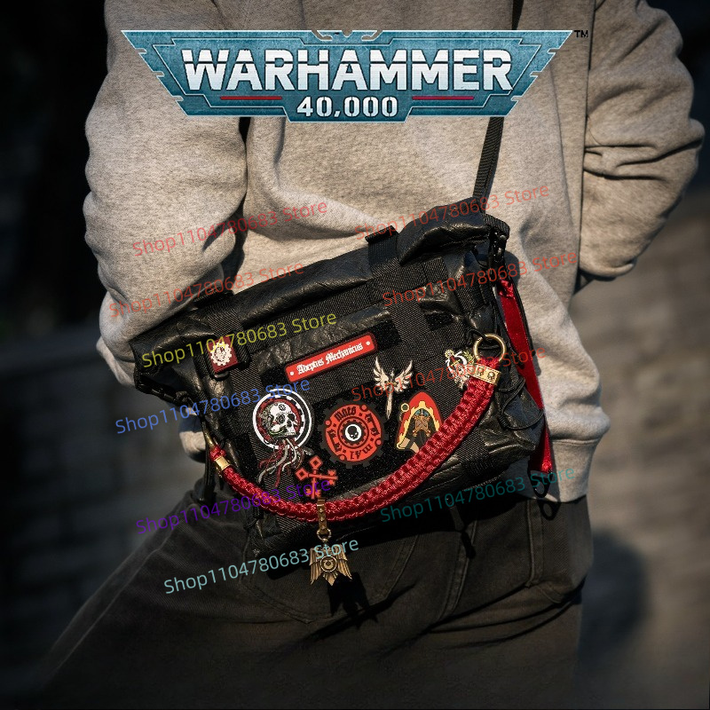Laptop Accessories Gifts For Men - Sac messager tactique rétro 40K Astartes,