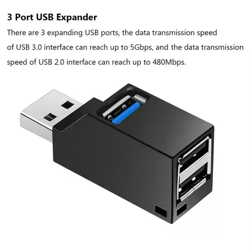 Hub USB 3.0 2.0 rotatif à 3 po - Laptop Accessories Usb avis et prix