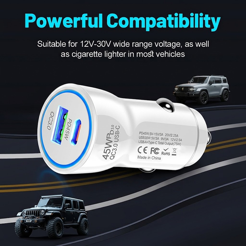 Chargeur de voiture à charge r - Usb C Power Adapter avis et prix