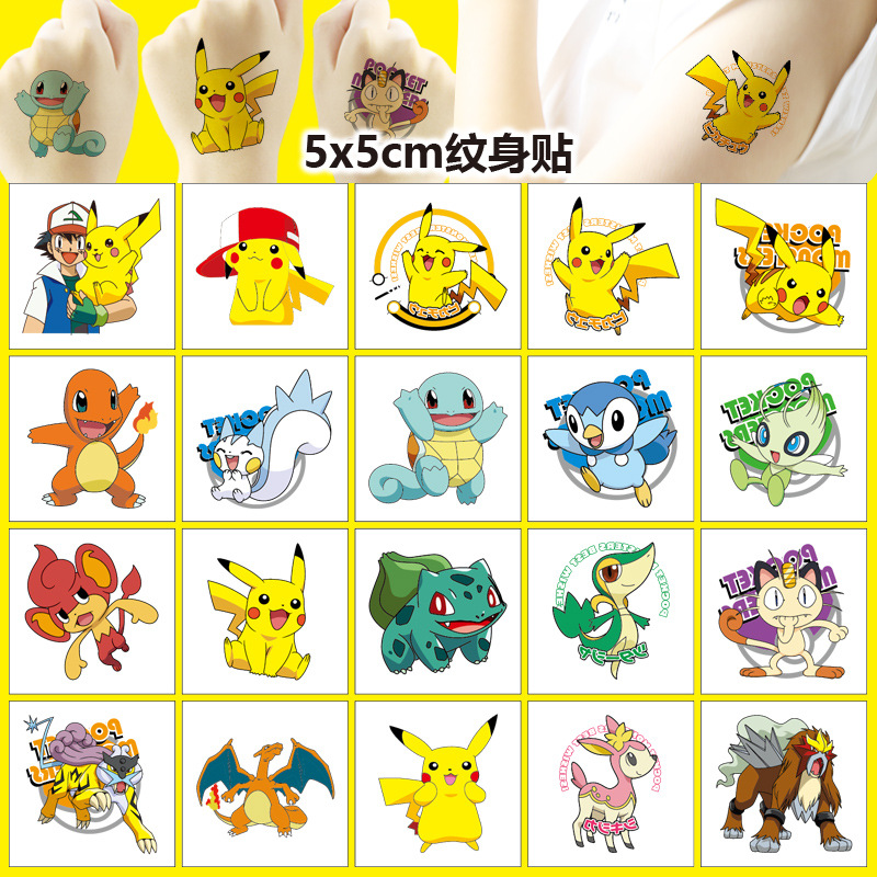 Autocollant de tatouage Pokemo - Laptop Accessories Cute avis et prix