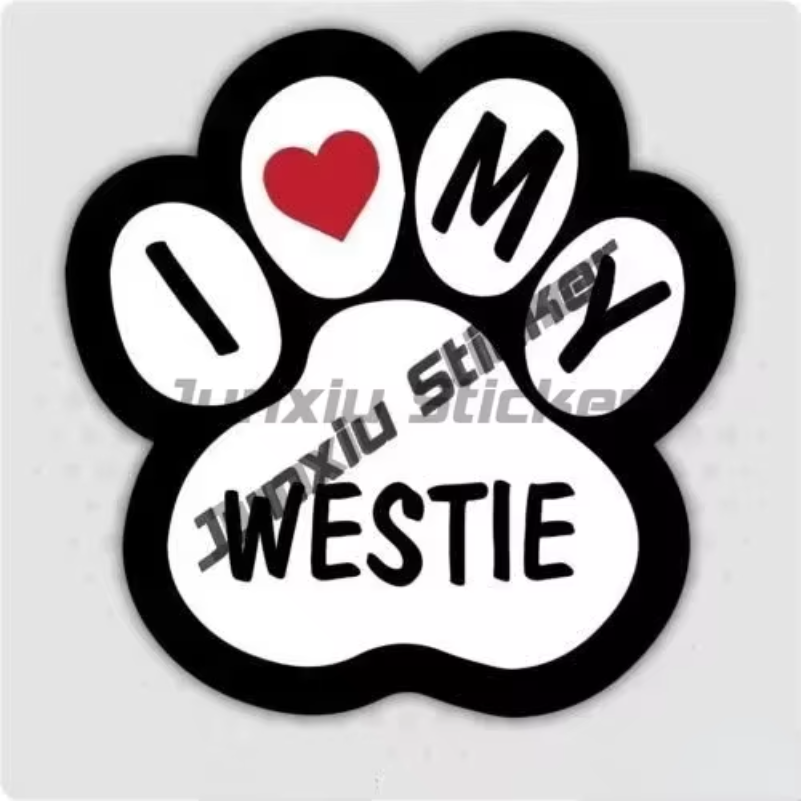 Autocollant Westie j'aime mon  - Laptop Accessories Brand avis et prix
