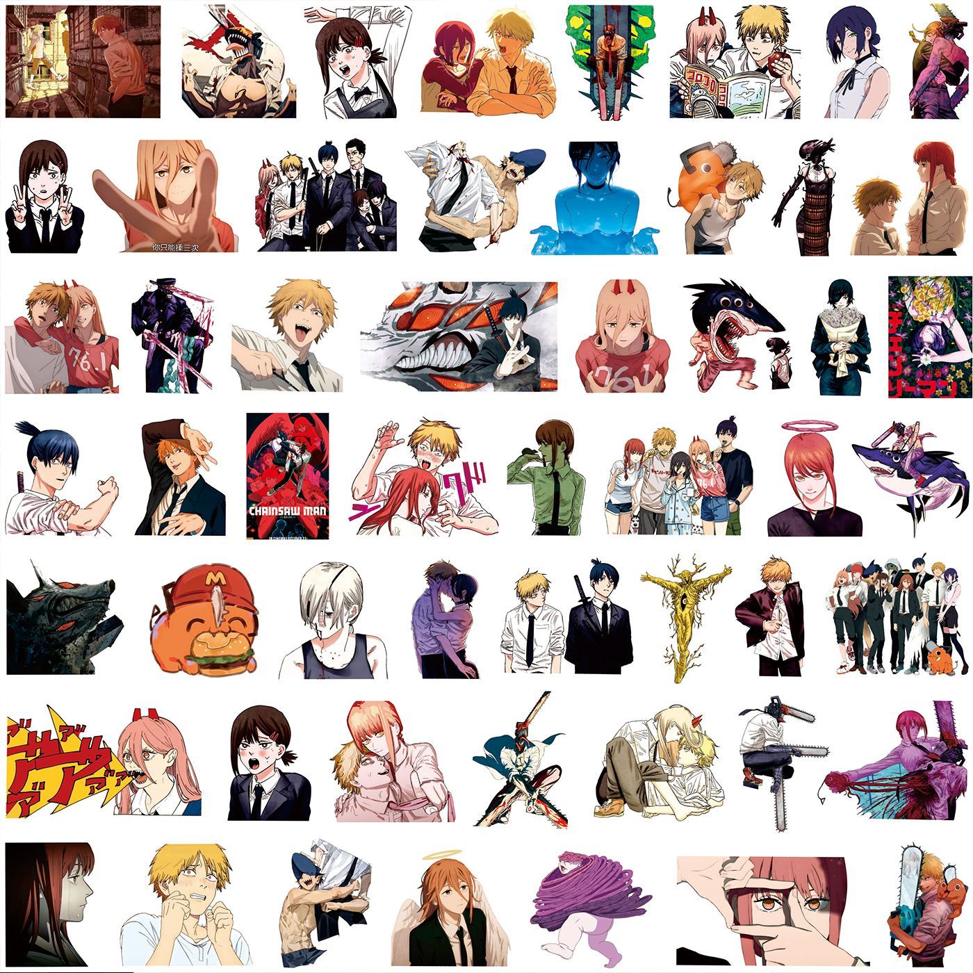 Autocollants Kawaii Chainsaw M - Laptop Accessories Gifts For Men avis et prix